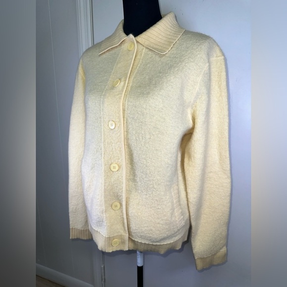 VINTAGE 100% Wool Button-Up Women's Jacket 0054 - Picture 3 of 8